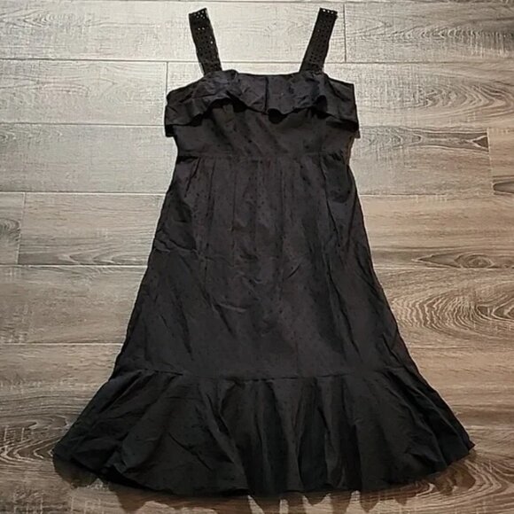 ⛅️ J.Crew ruffle eyelet Dress ⛅️ - Picture 1 of 5